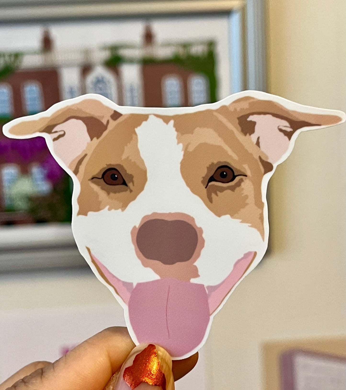 American Pit Bull Terrier Dog Breed Vinyl Sticker