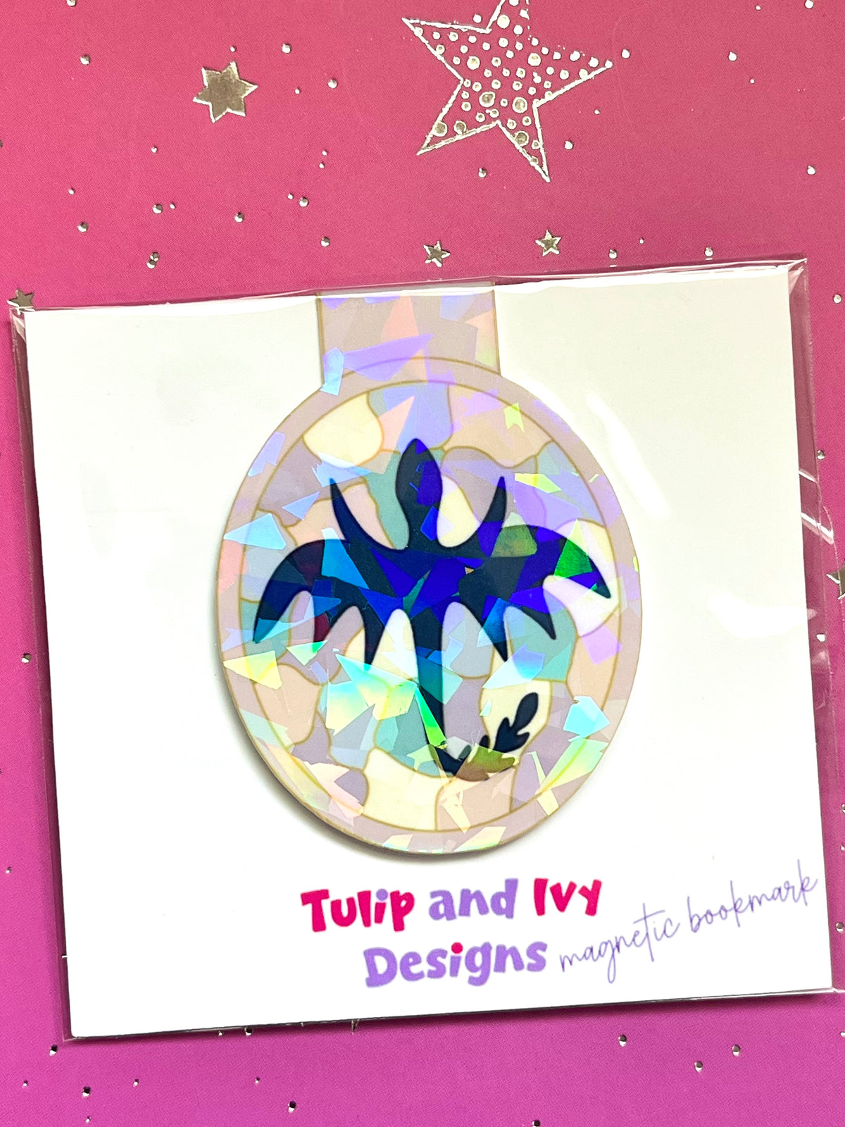 Dragon Stained Glass Magnetic Bookmark