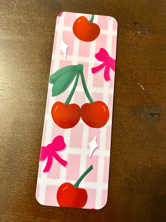 B-grade Cherries and Bows Bookmark