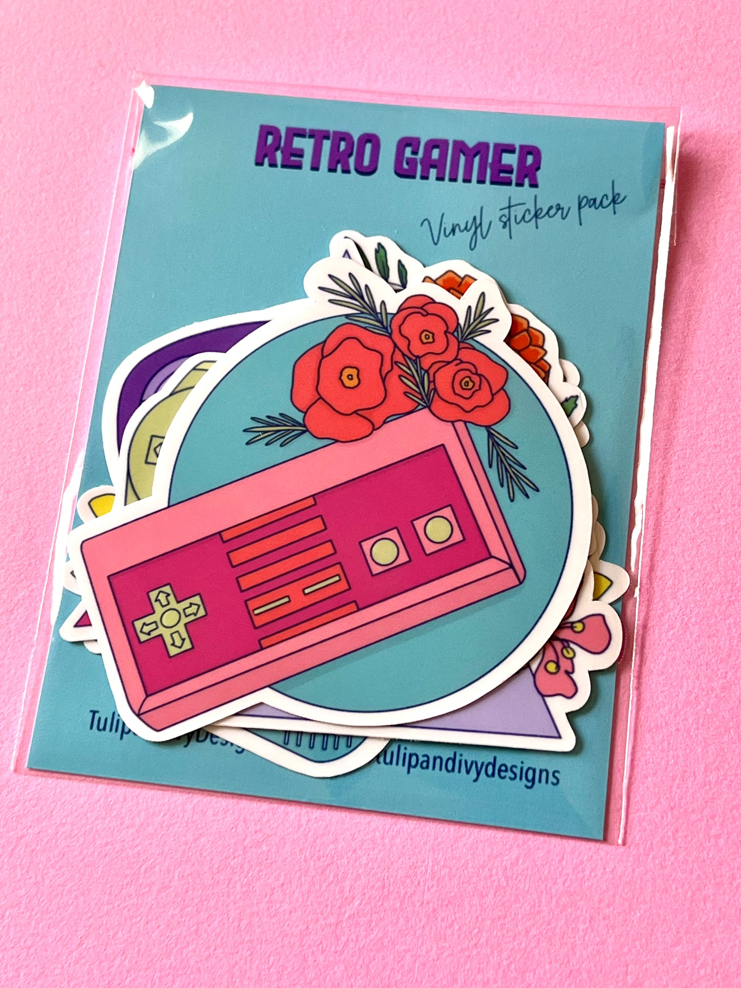 Retro Gamer Sticker Pack