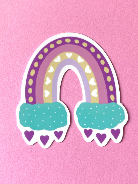 Boho Rainbow Vinyl Sticker
