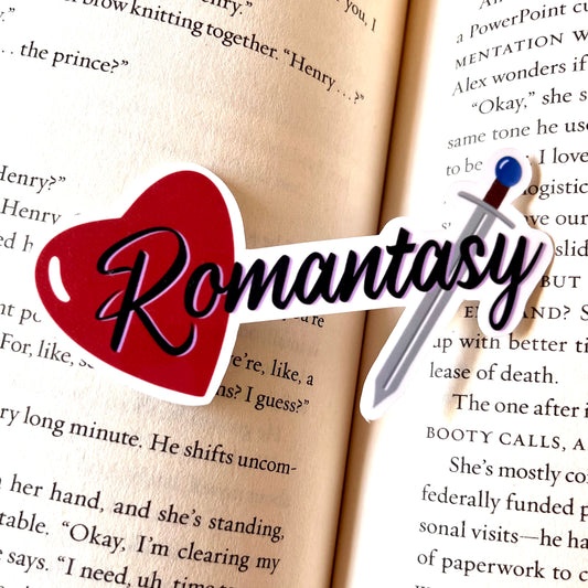 Romantasy Bookish Sticker