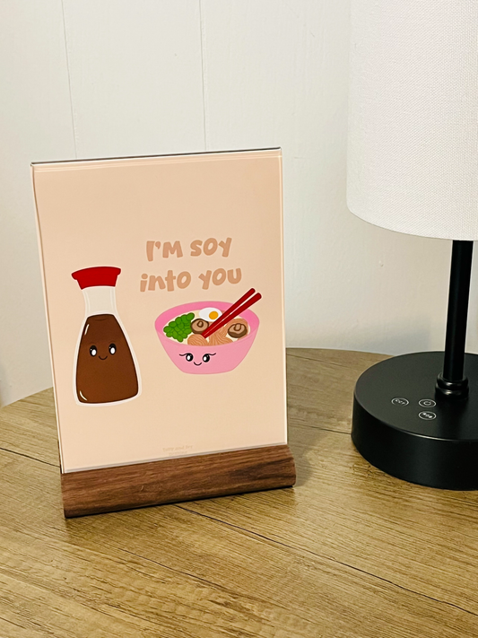 I'm Soy Into You Mini Art Print