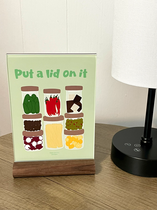 Put a Lid On It Mini Art Print