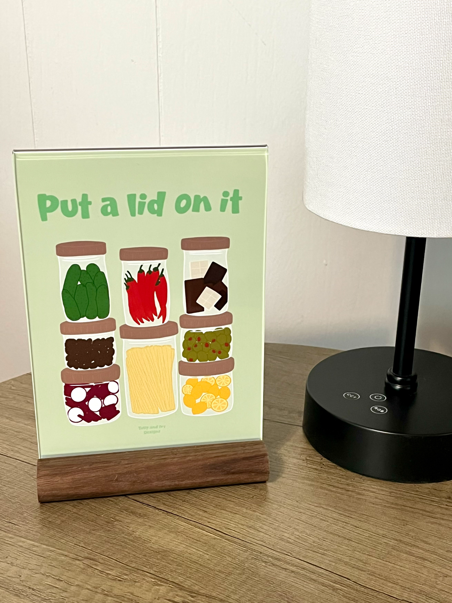 Put a Lid On It Mini Art Print
