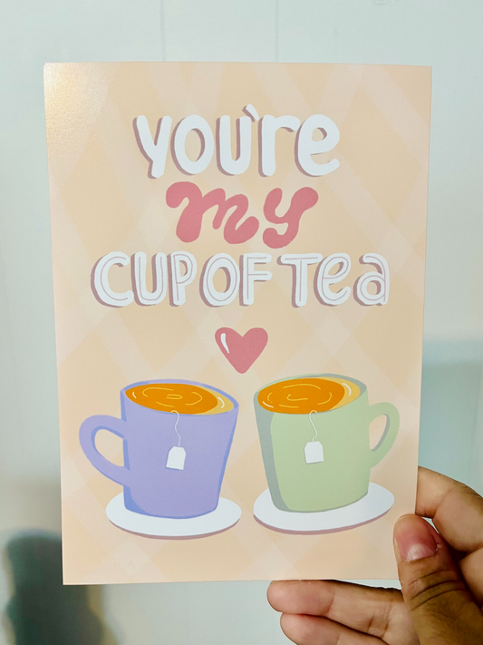 My Cup of Tea Mini Art Print