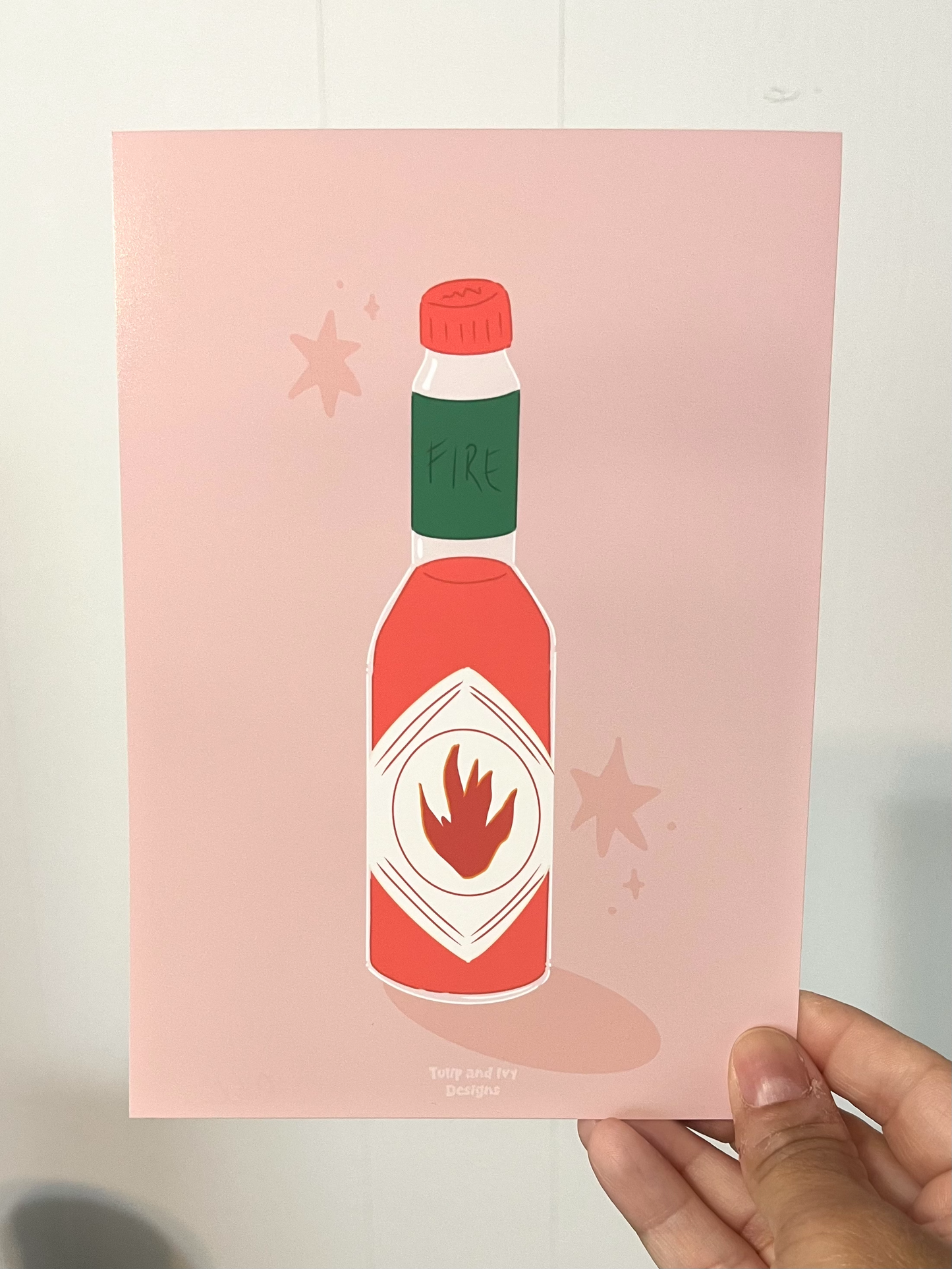 Hot Sauce Mini Art Print