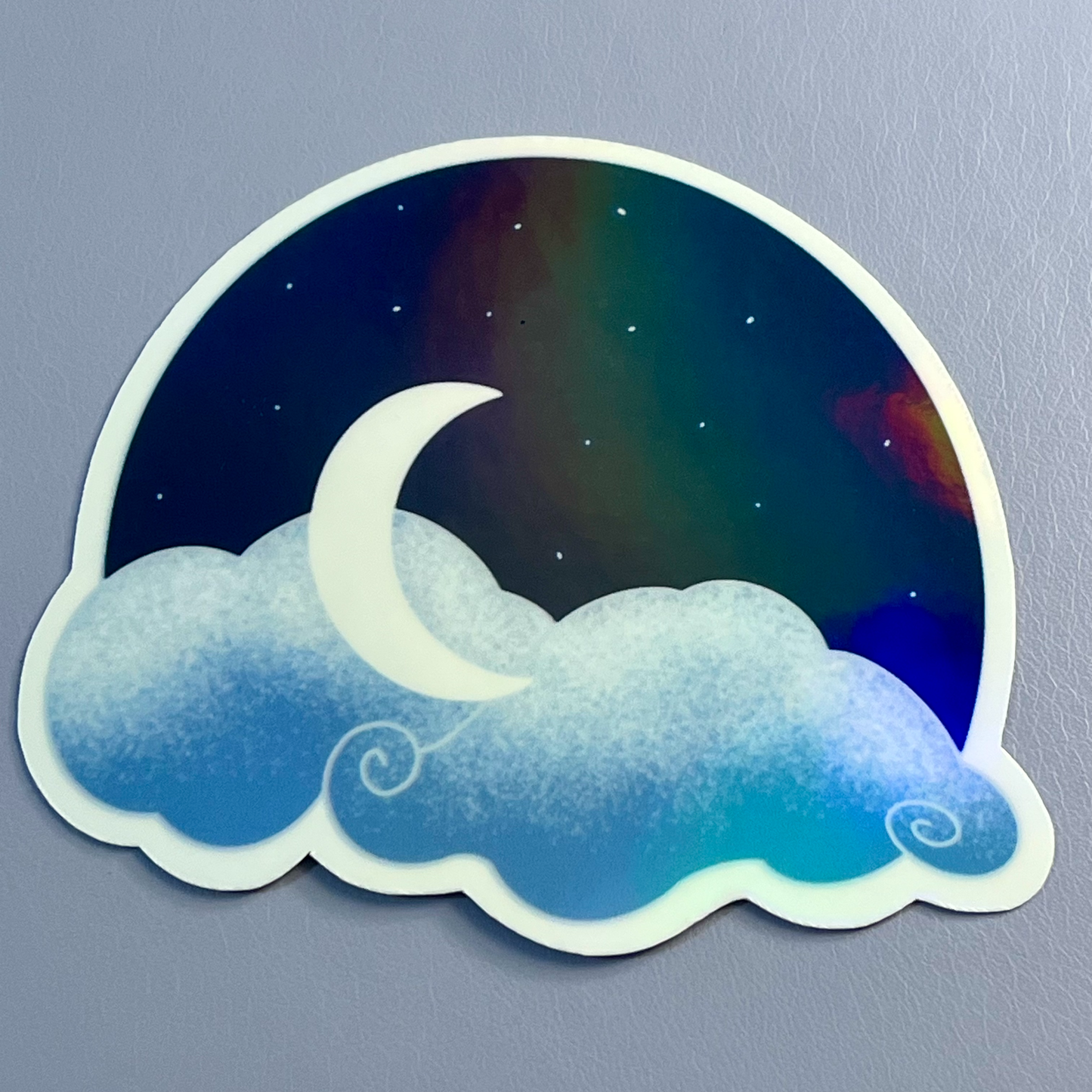 Starry Night Holographic Vinyl Sticker