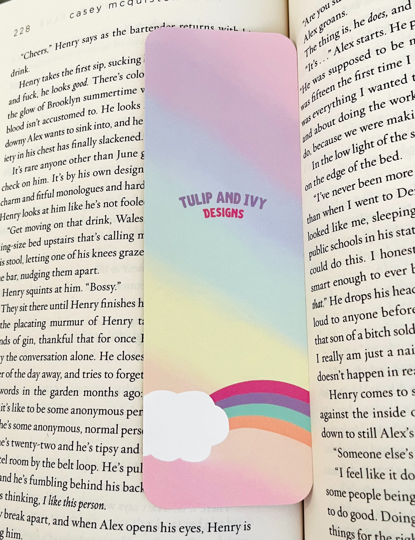 Reading Rainbow Inspired Bookmark
