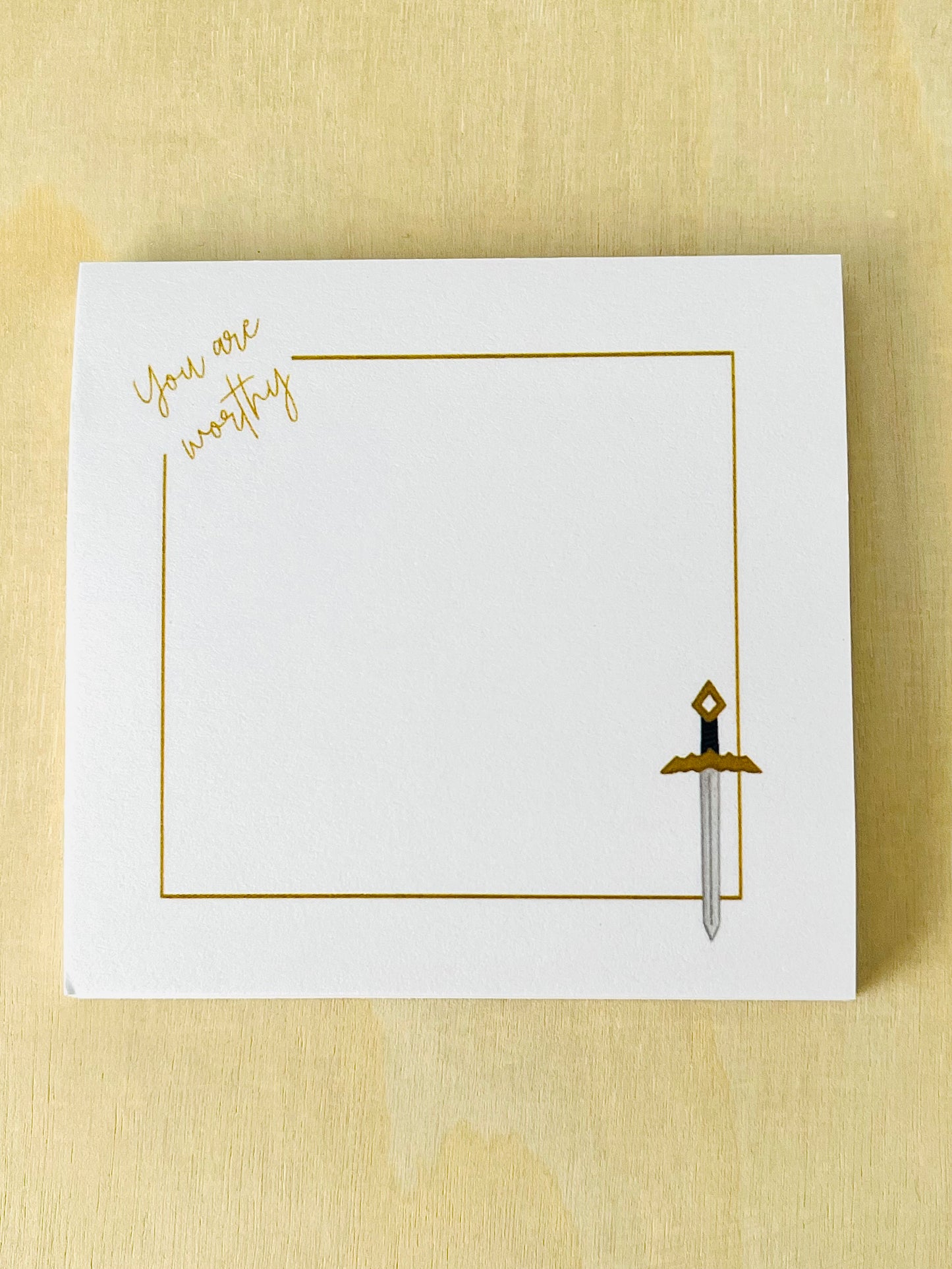 You Are Worthy Sticky Notes