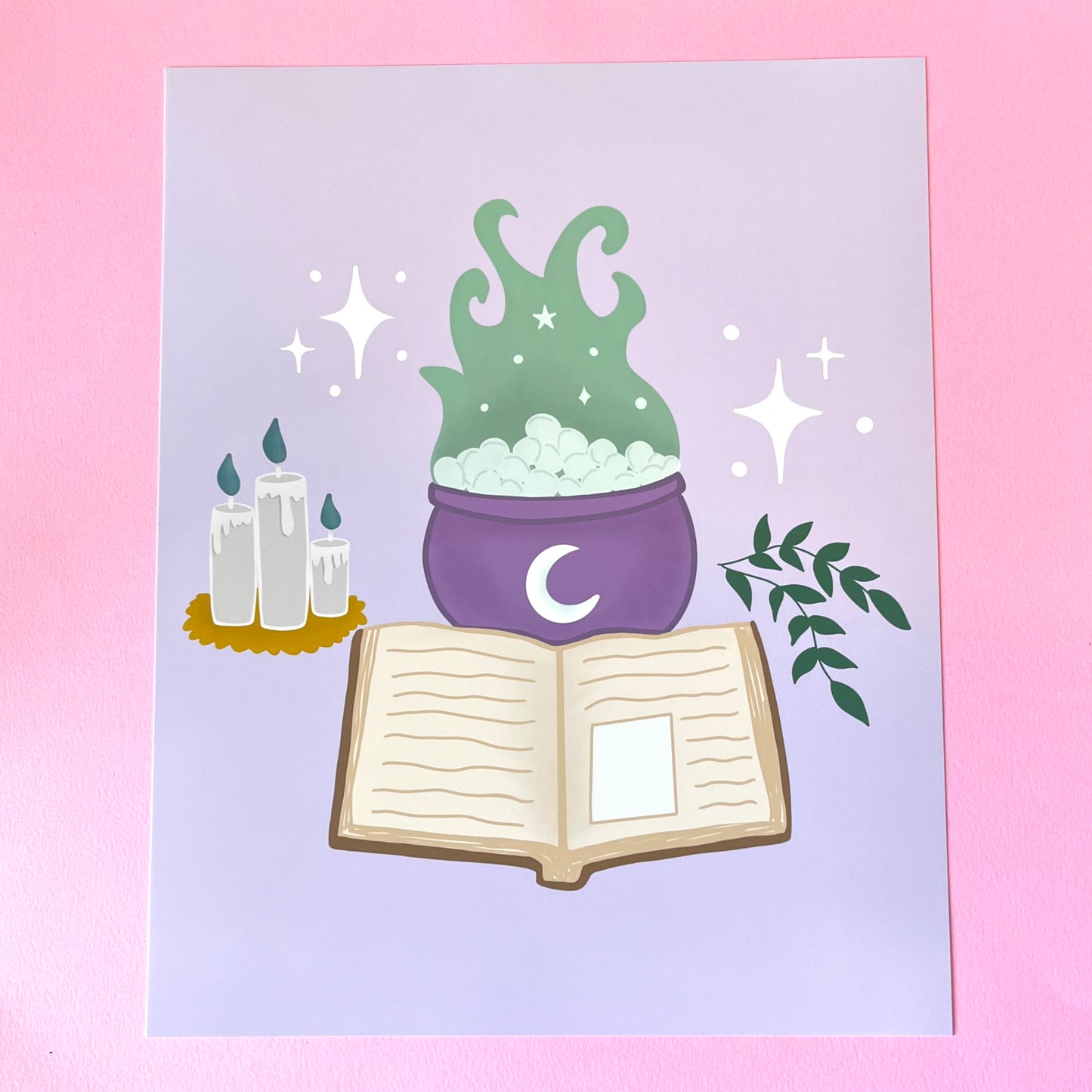 Witches' Grimoire Art Print