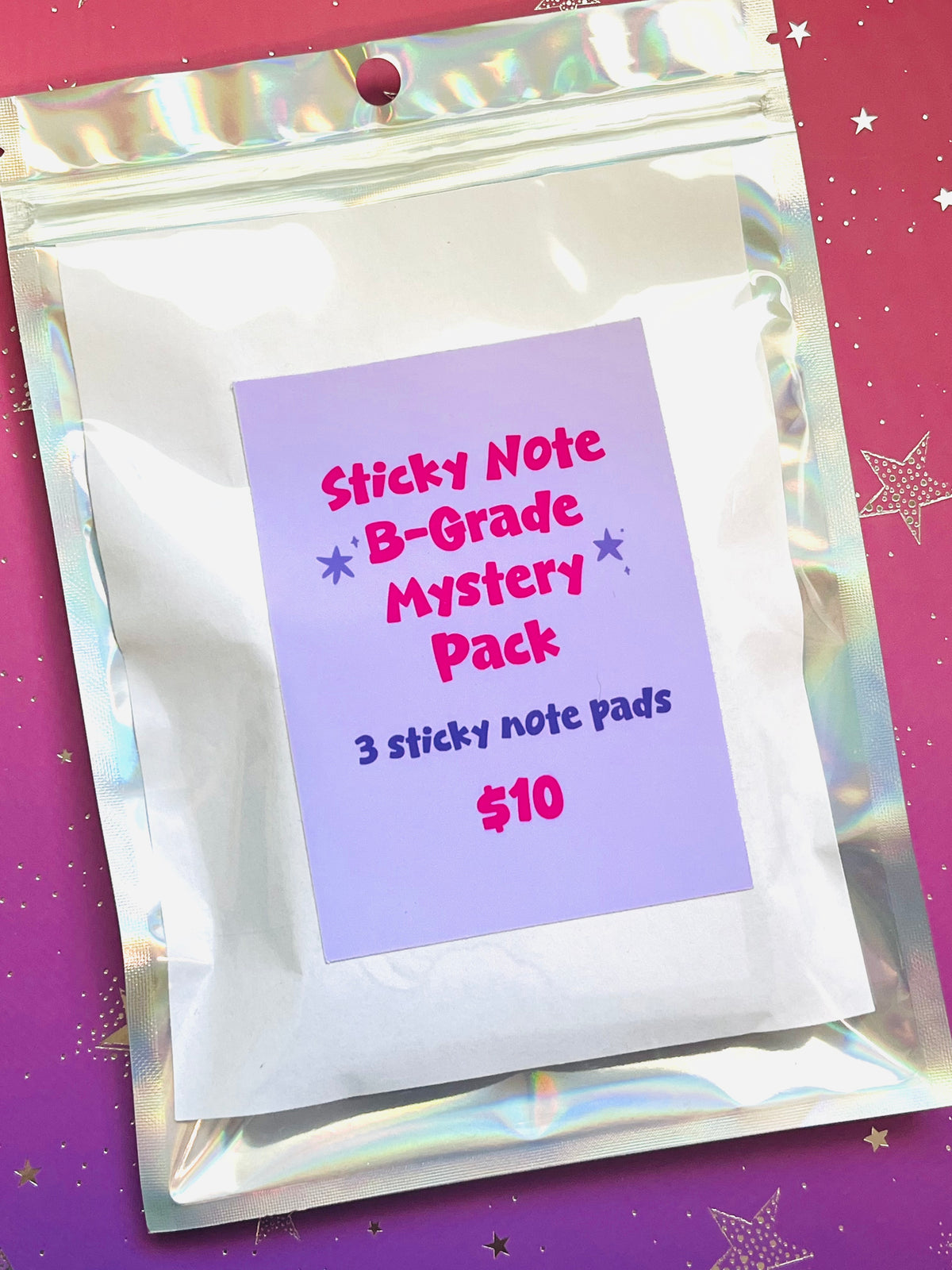 B-Grade Sticky Note Mystery Pack