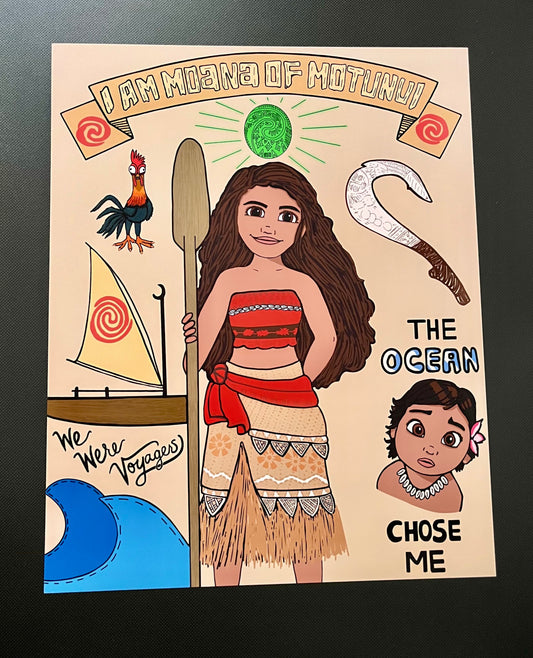Moana of Motunui Art Print