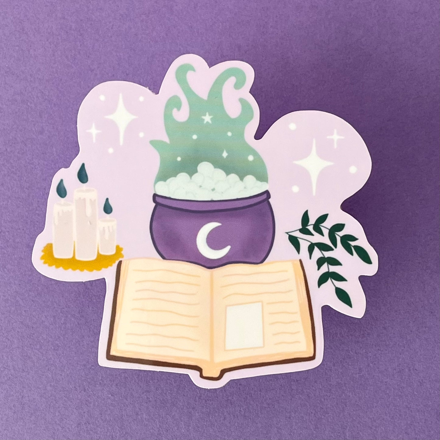 Witches' Grimoire Vinyl Sticker