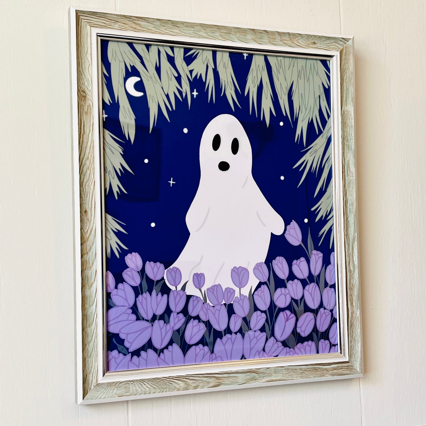 Forest Ghost Halloween Wall Art