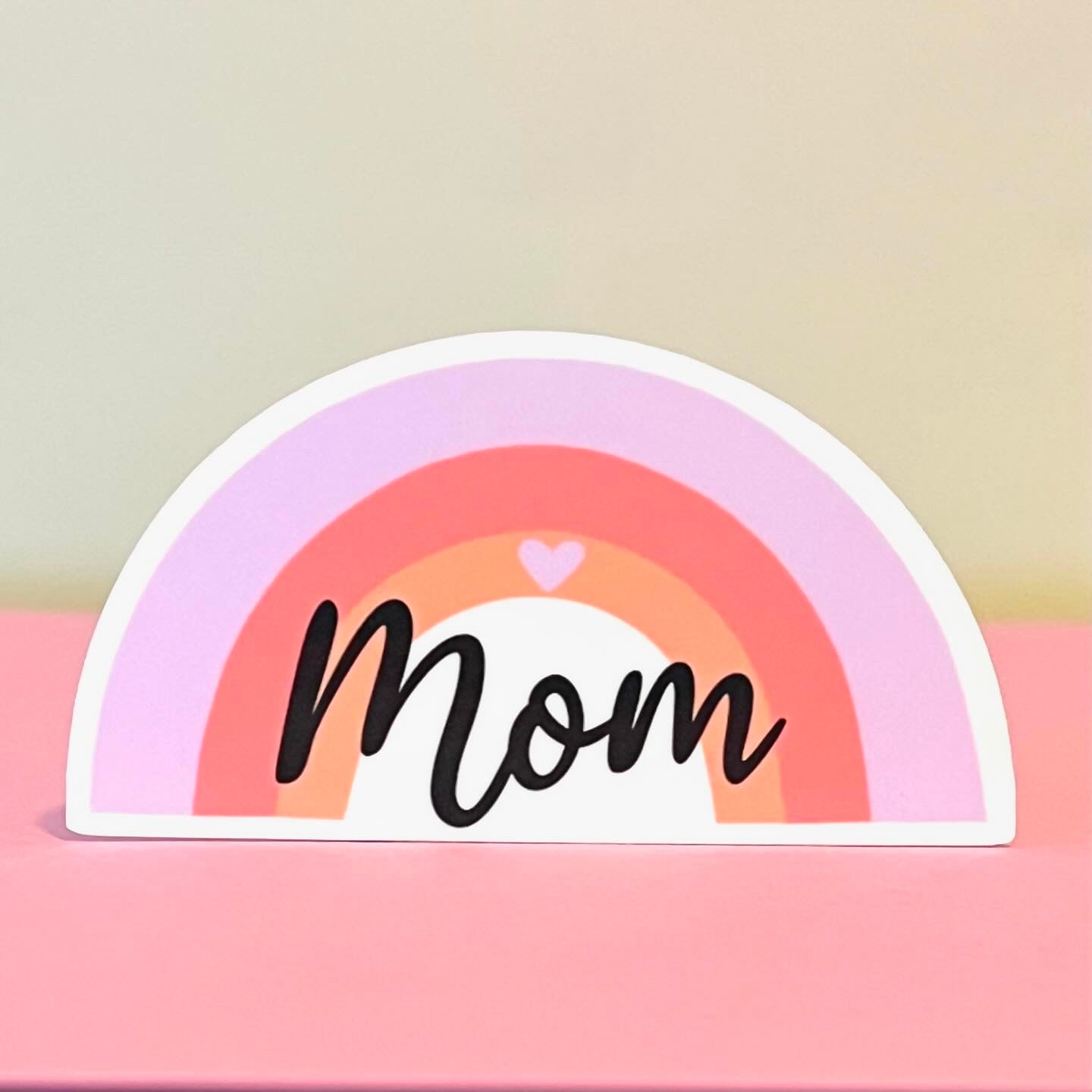 Mom Rainbow Vinyl Sticker