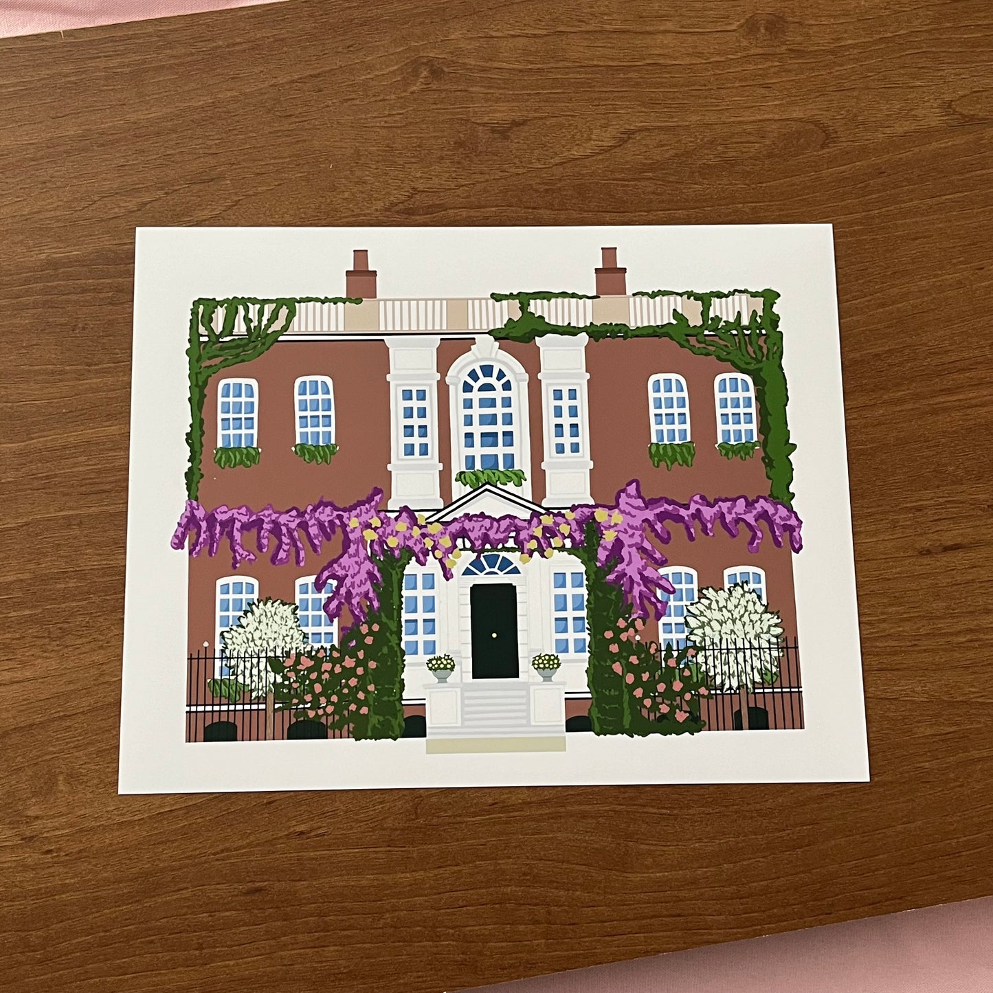 Bridgerton House art print