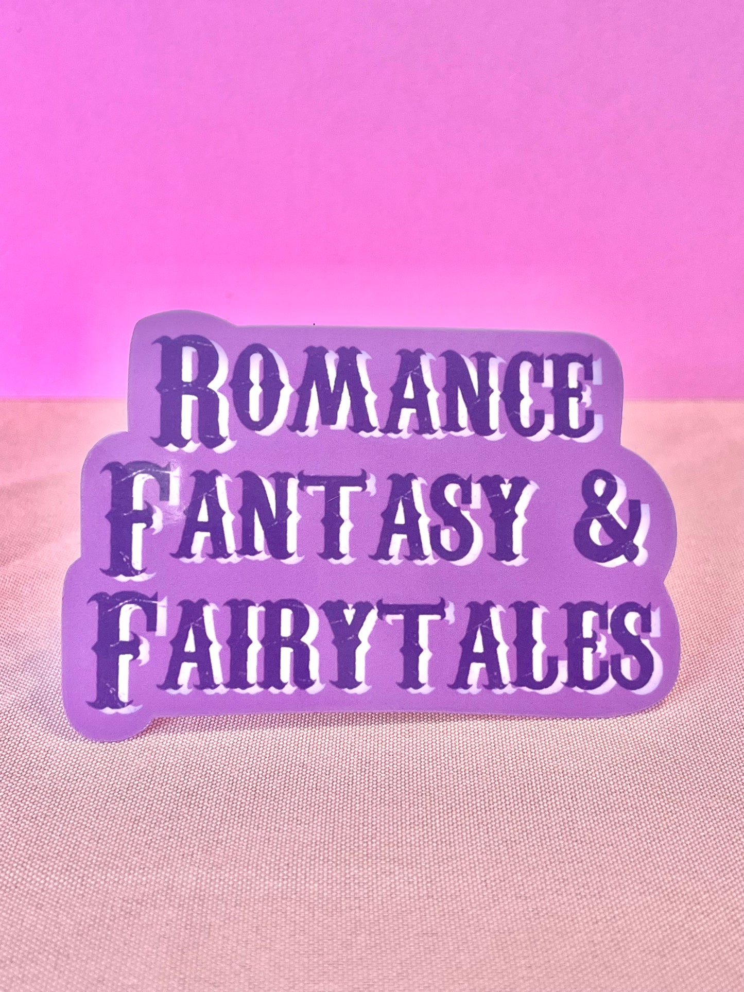 Romance Fantasy & Fairytales Bookish Sticker