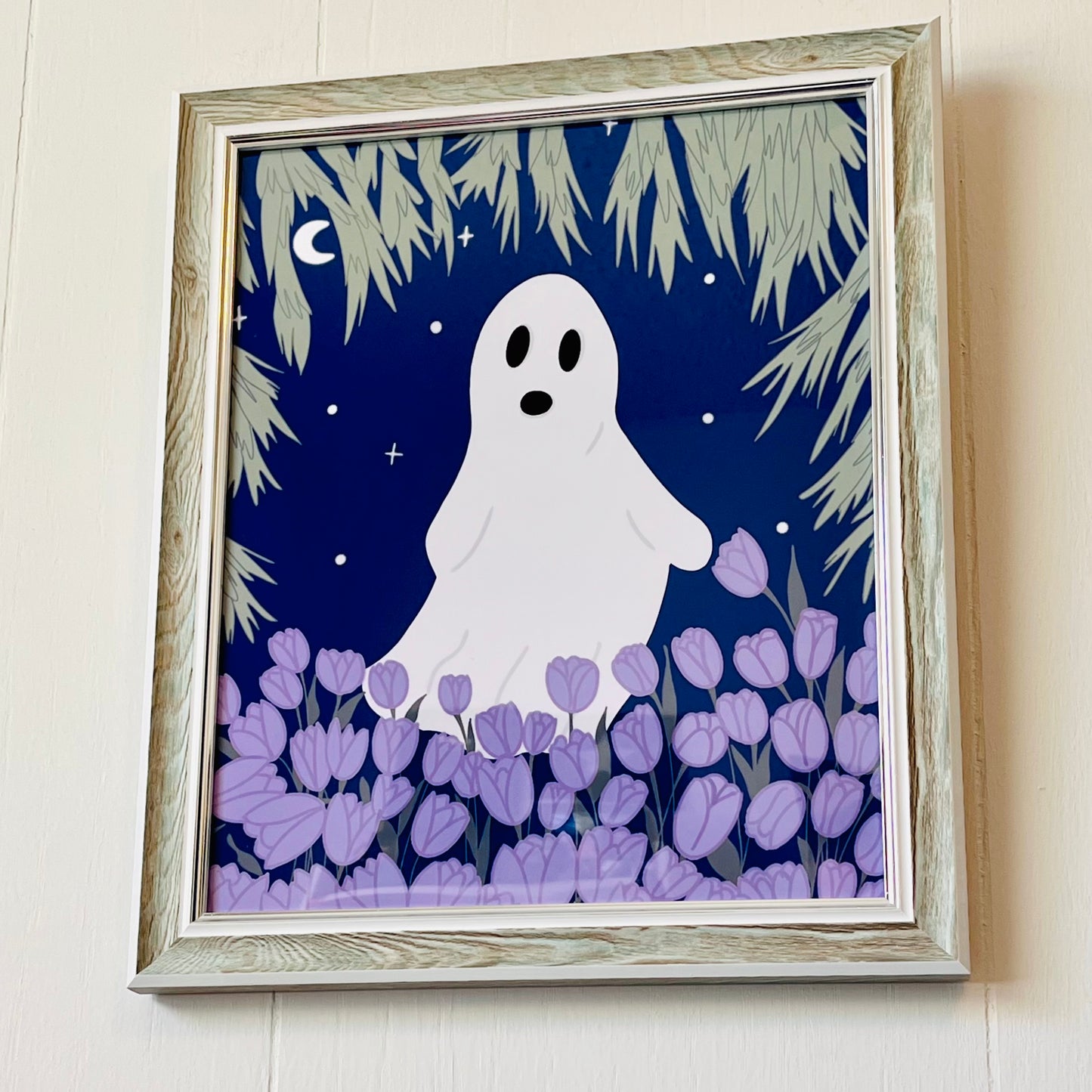 Forest Ghost Halloween Wall Art