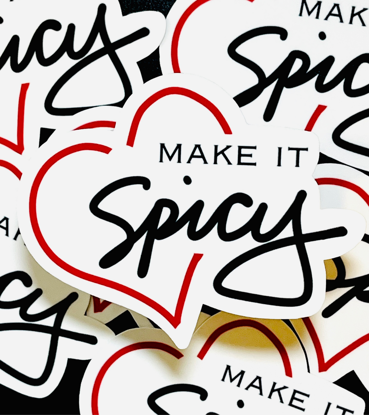 Make it Spicy Romance Reader Vinyl Sticker