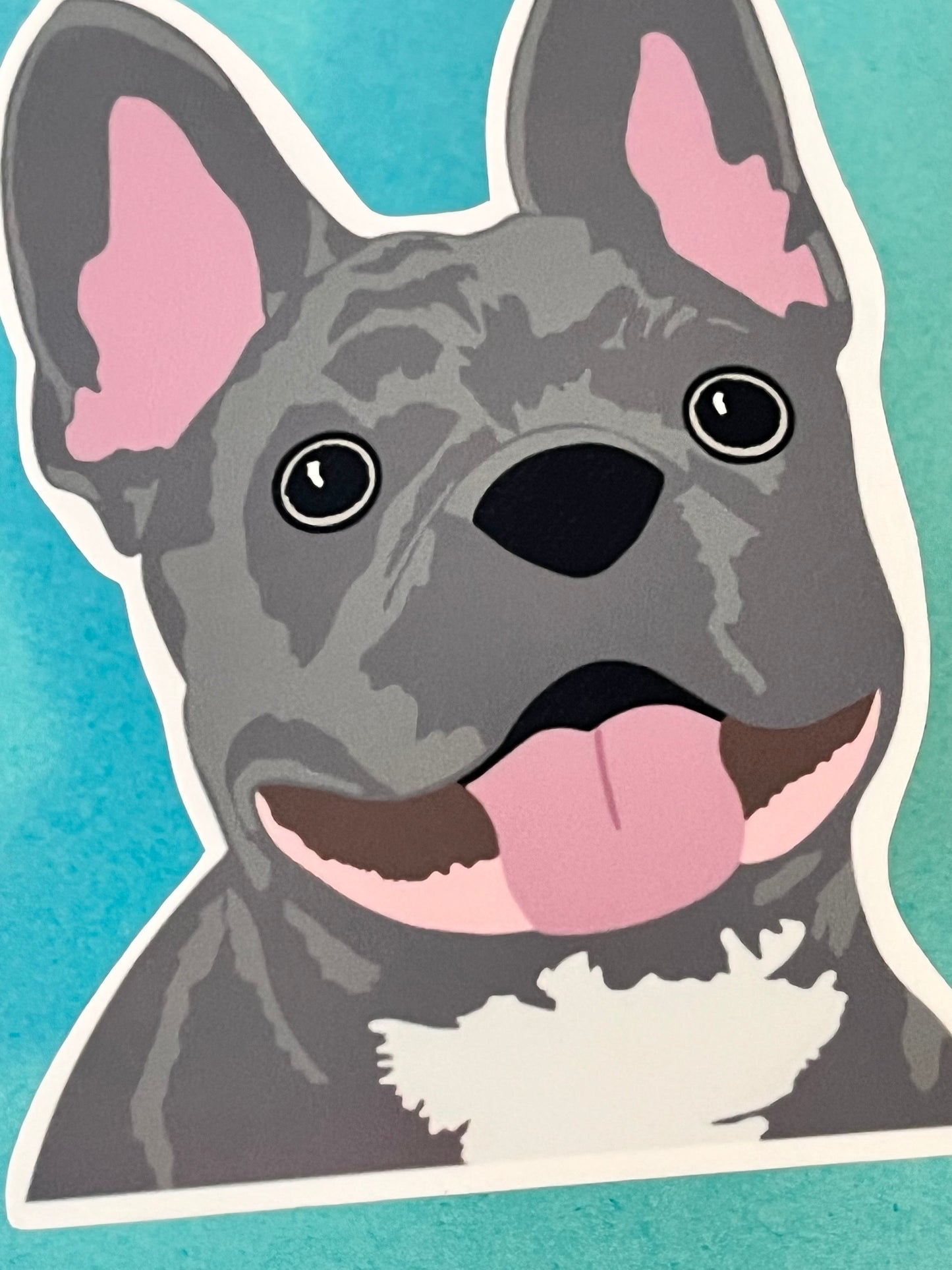 French Bulldog Dog Breed Vinyl Sticker