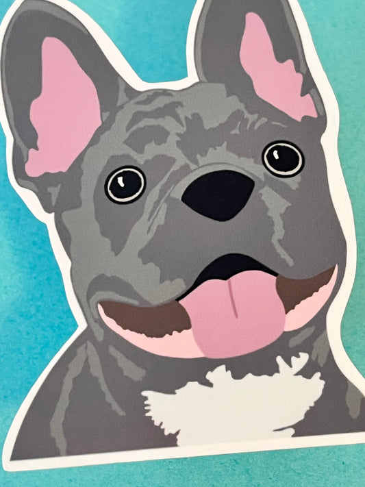 French Bulldog Dog Breed Vinyl Sticker