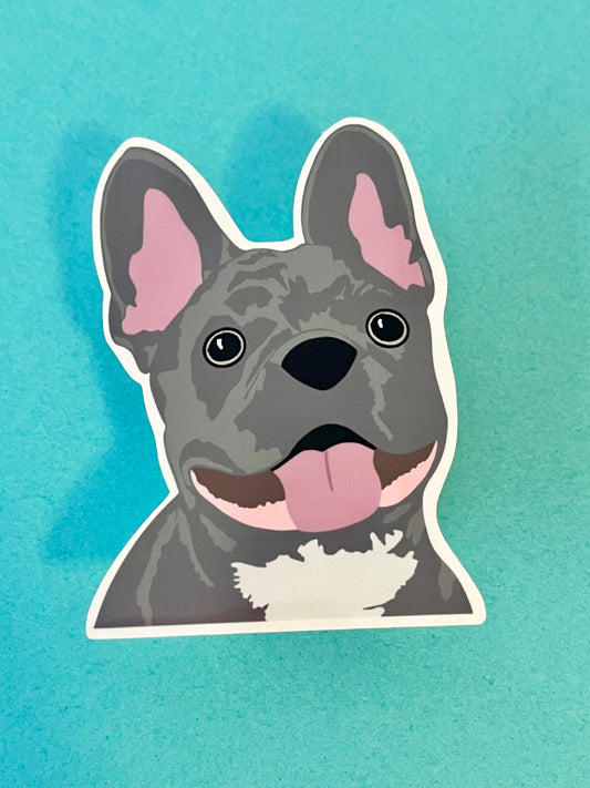 French Bulldog Dog Breed Vinyl Sticker
