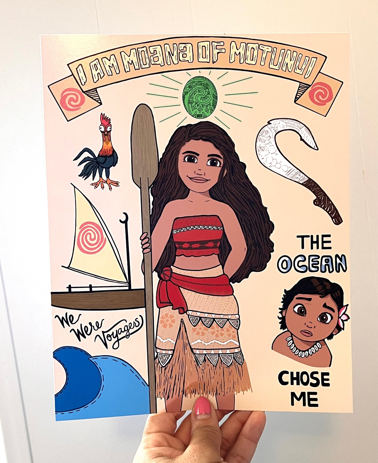 Moana Art Print