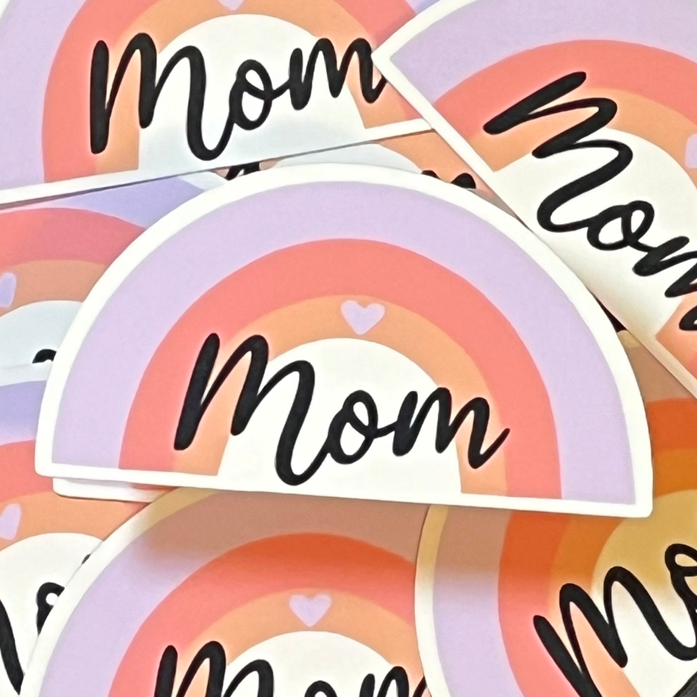 Mom Rainbow Vinyl Sticker