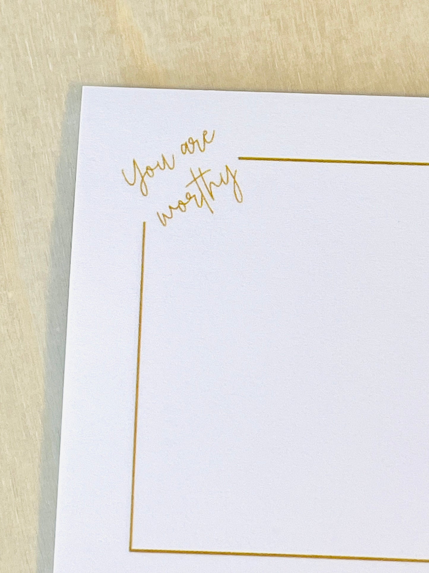 You Are Worthy Sticky Notes
