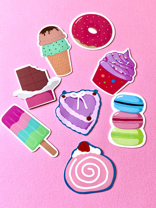 Sweets Collection Mini Vinyl Sticker Pack