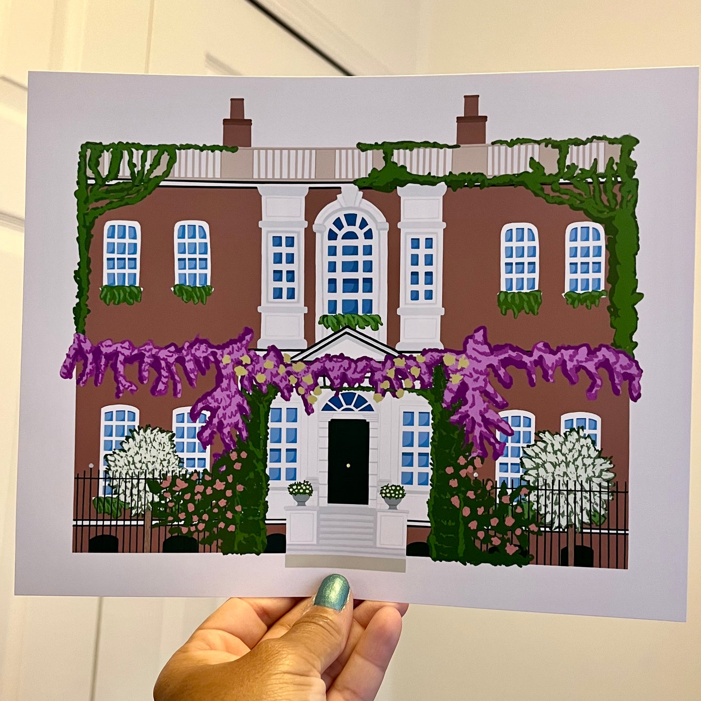 Bridgerton House art print