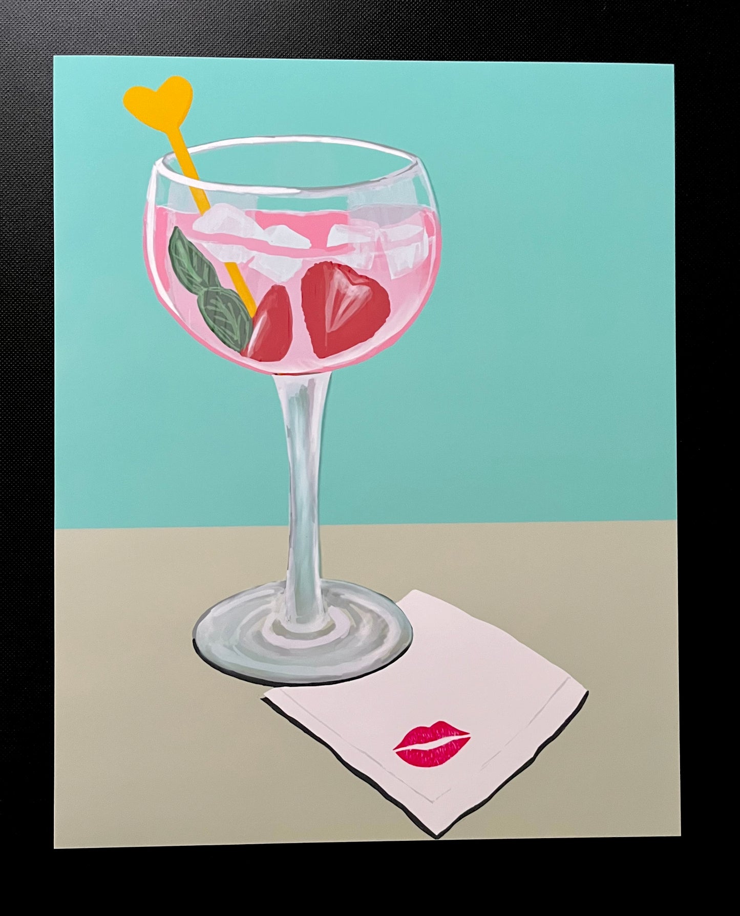 Pink Drink Wall Art