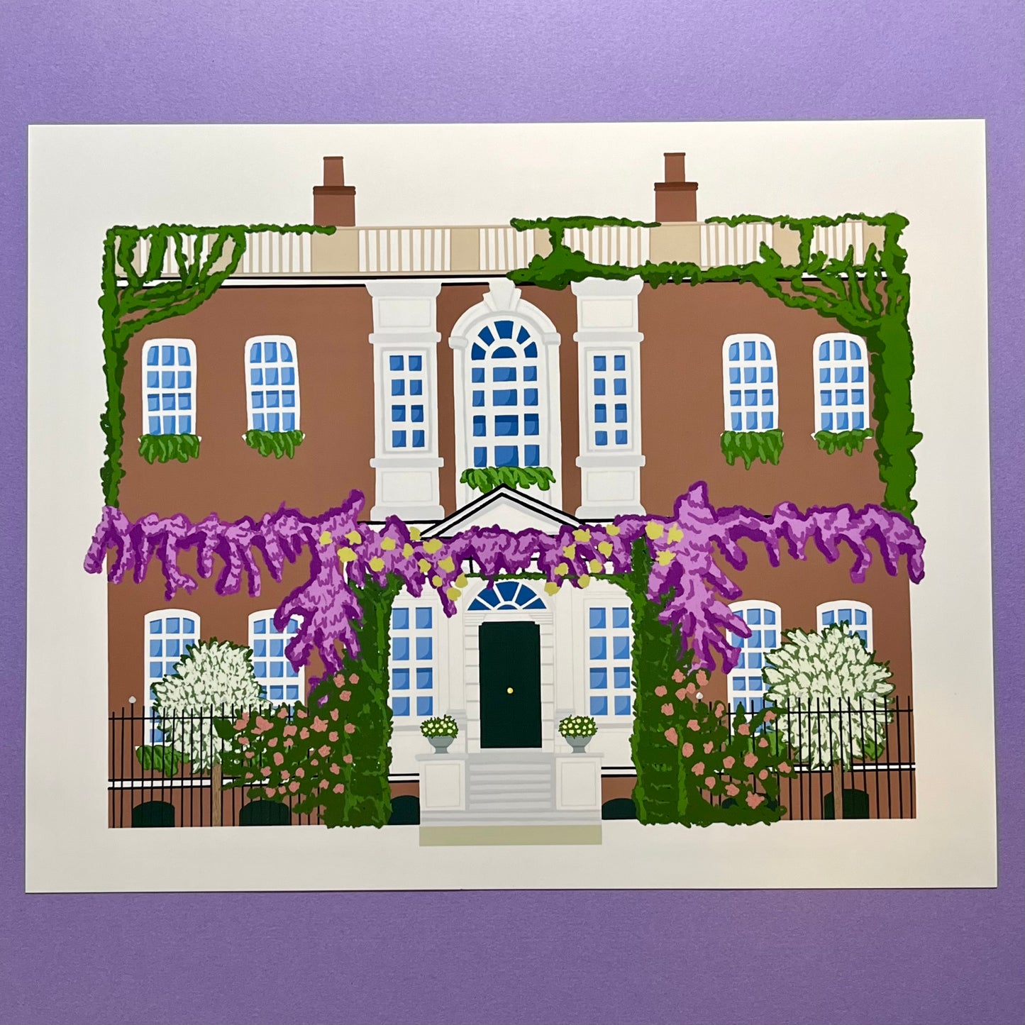 Bridgerton House art print