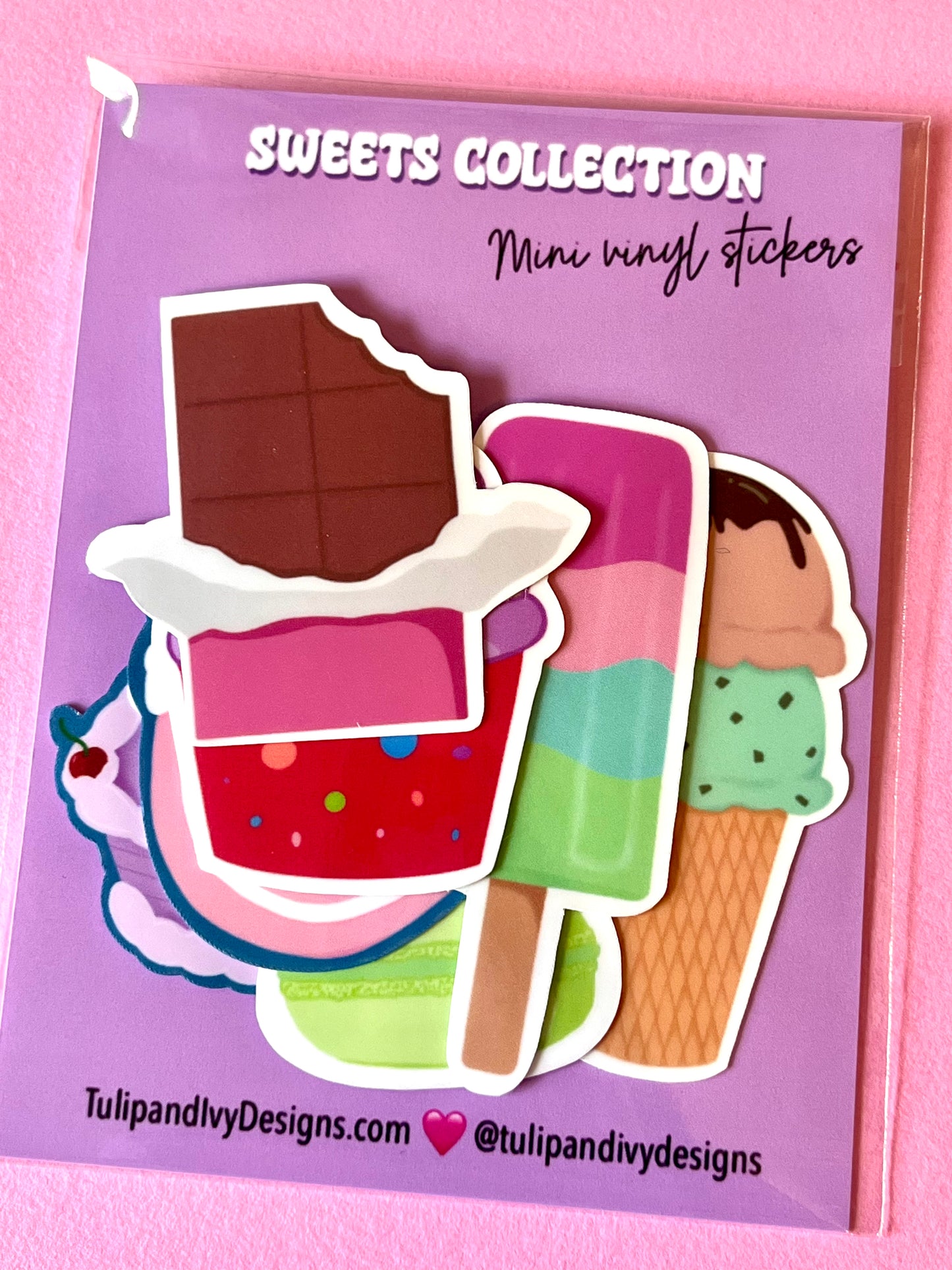 Sweets Collection Mini Vinyl Sticker Pack