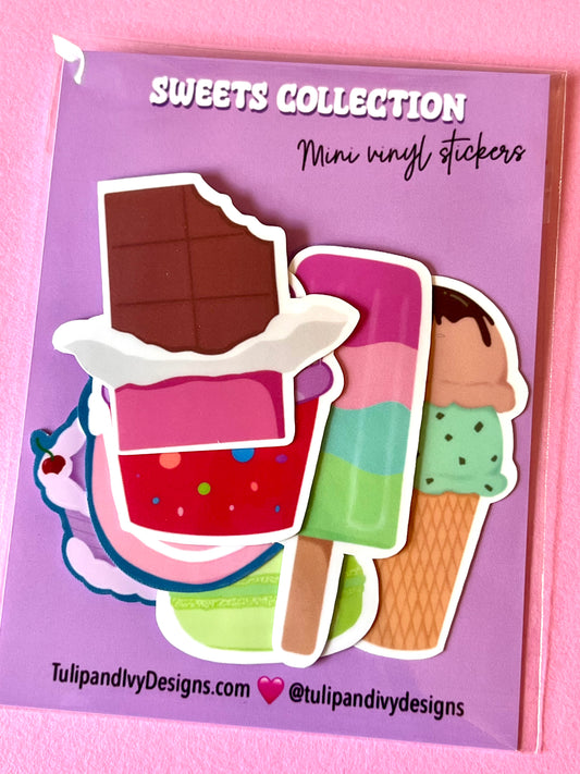 Sweets Collection Mini Vinyl Sticker Pack