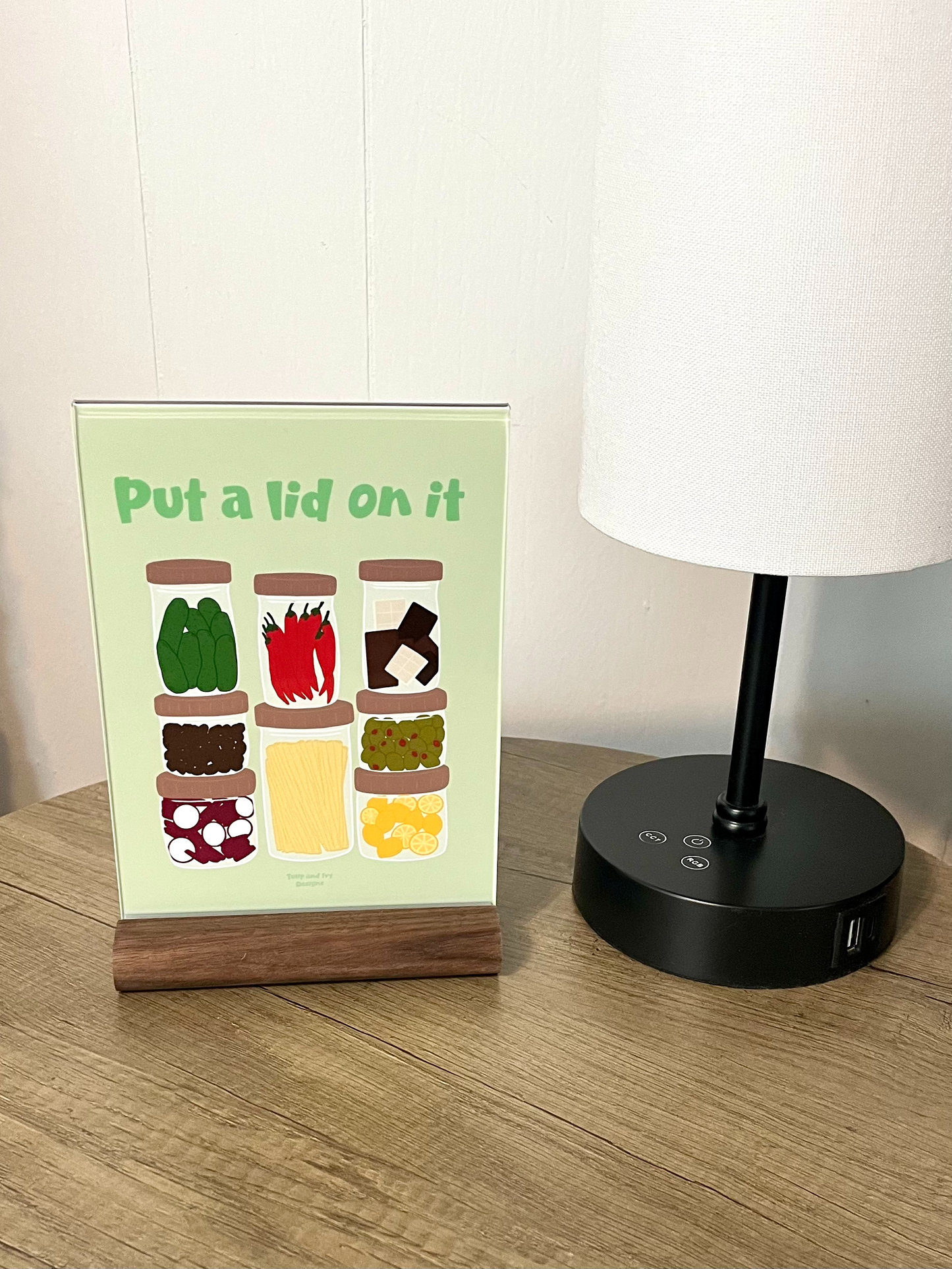 Put a Lid On It Mini Art Print