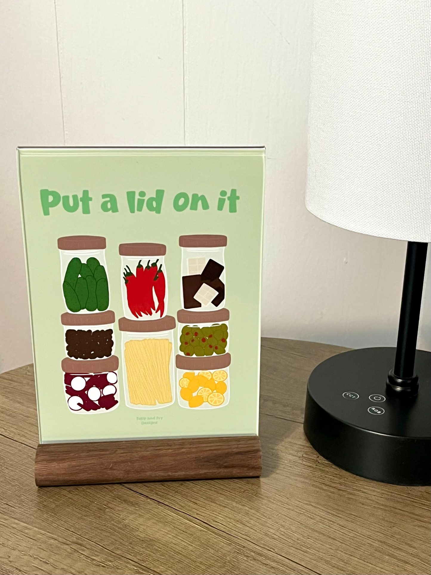 Put a Lid On It Mini Art Print
