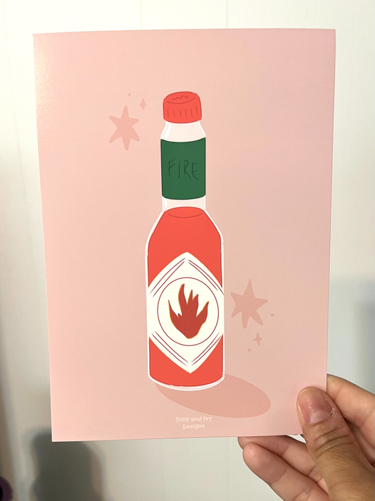 Hot Sauce Mini Art Print