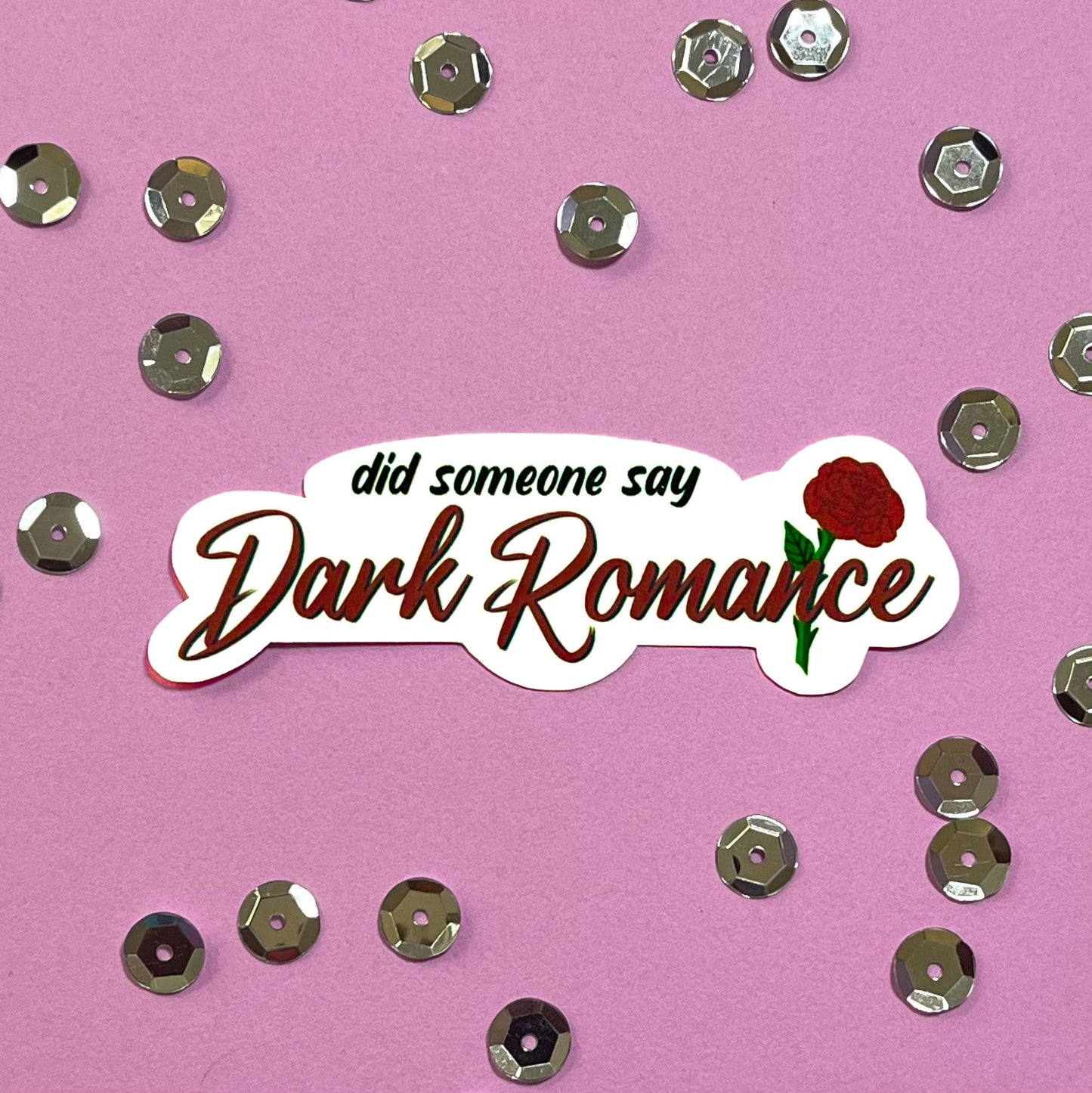 Dark Romance Reader Sticker