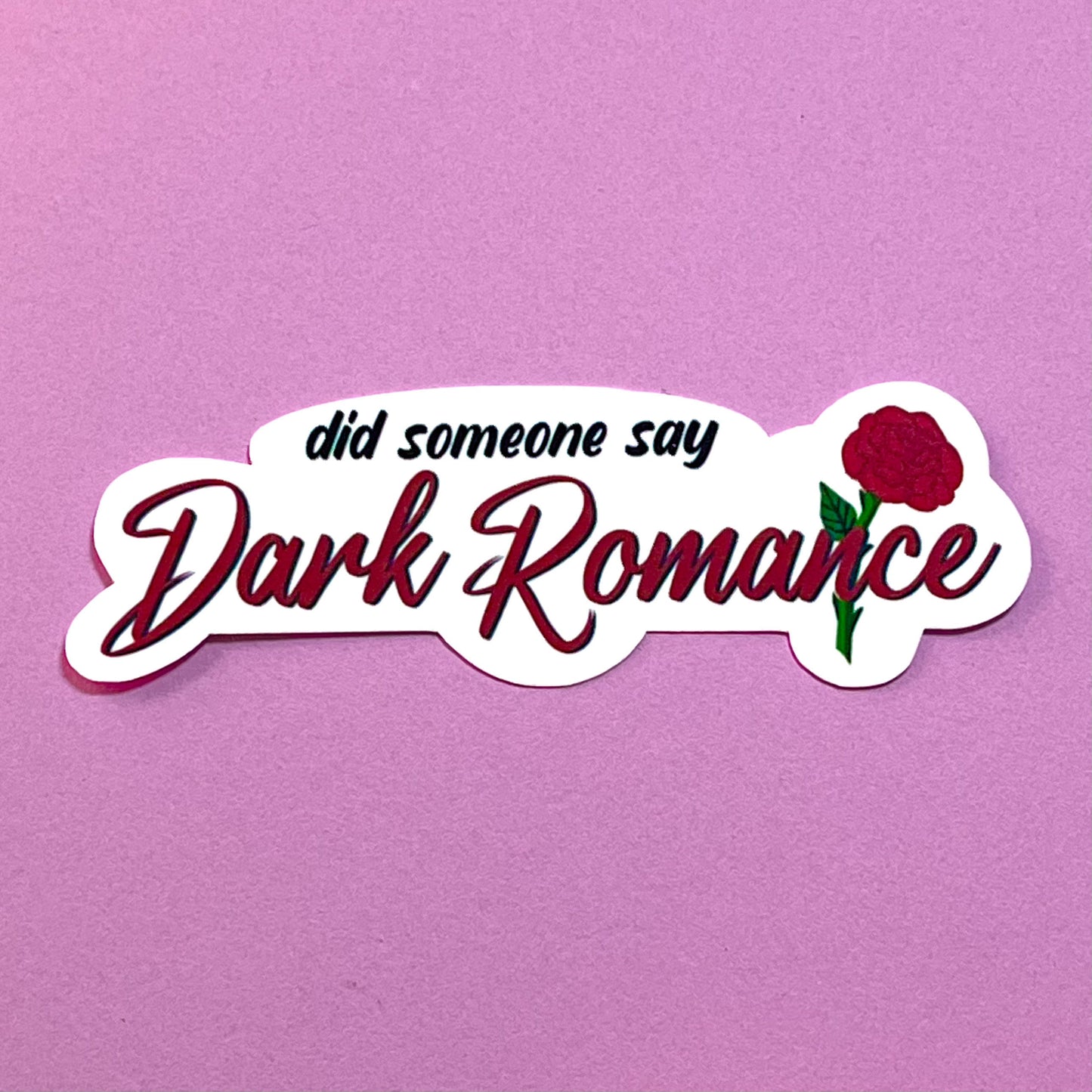 Dark Romance Reader Sticker