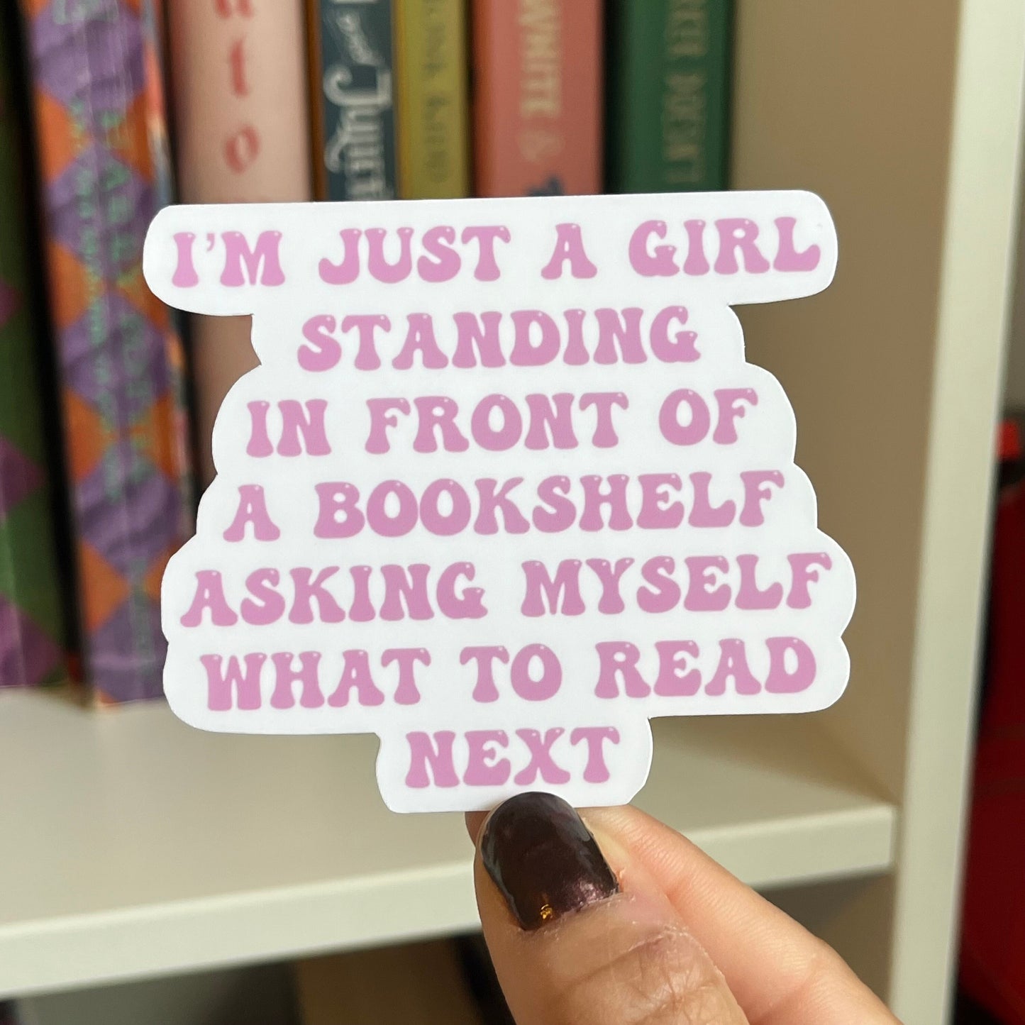 Mood Reader Bookshelf sticker