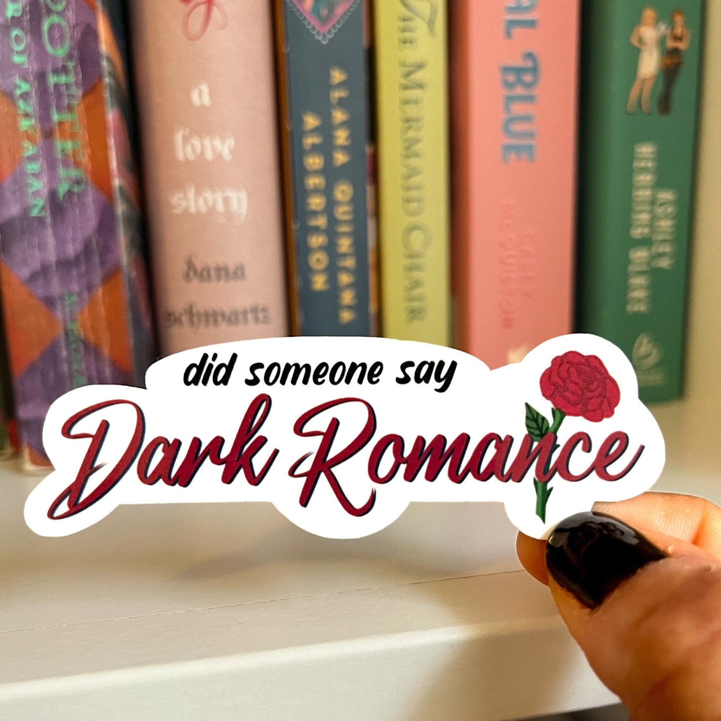 Dark Romance Reader Sticker